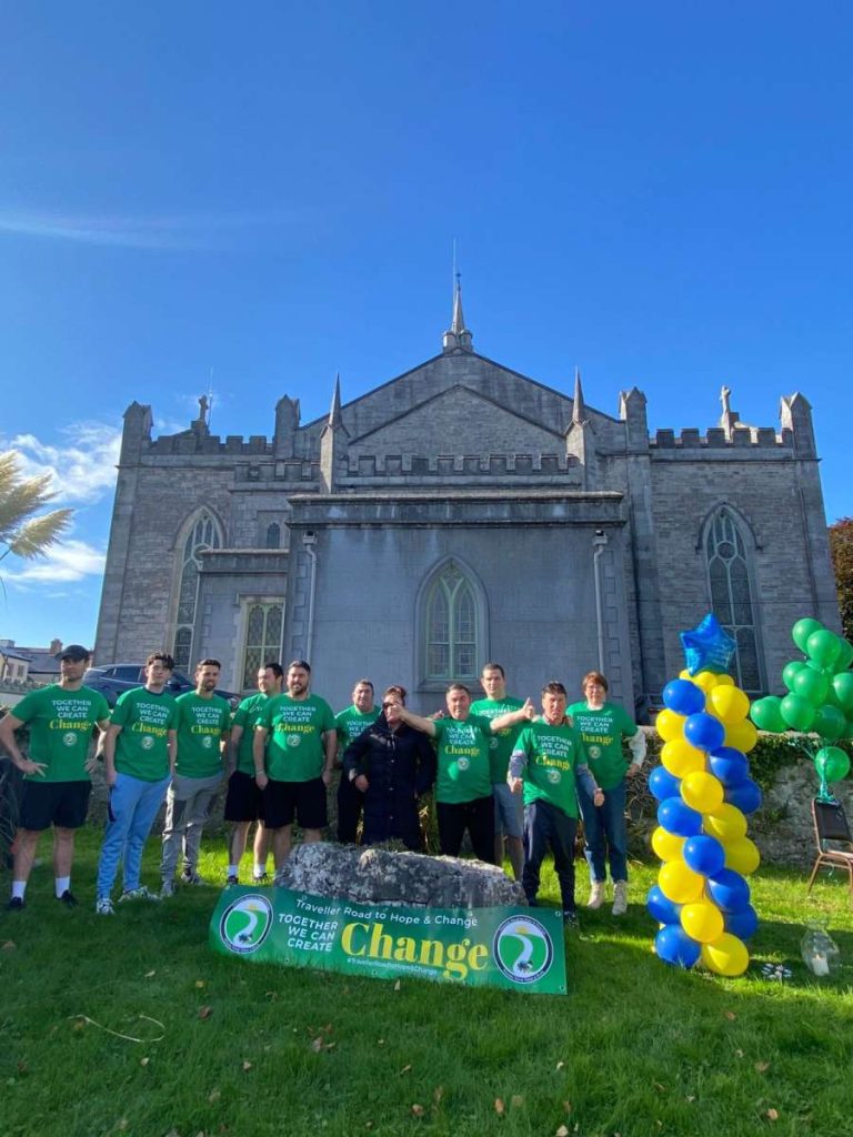 Clare Traveller Community Project Tree Planting at the Cathedral