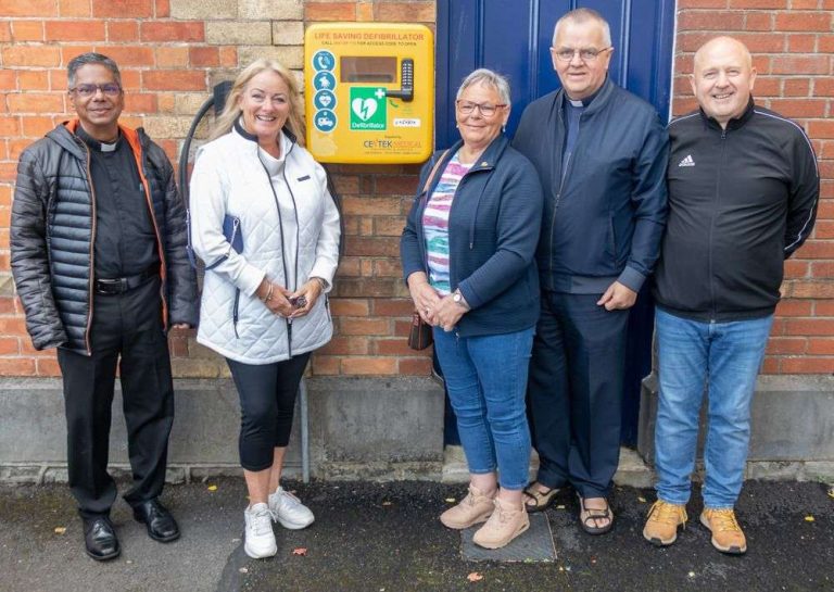 Defibrillator Installed at the Cathedral